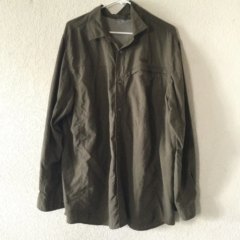 The north face button down shirt